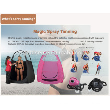 Home Mini Skin Tanning Bed Machine System Handheld HVLP Spray Tan Gun Portable Professional Indoor Body Sunless Spray Tanning